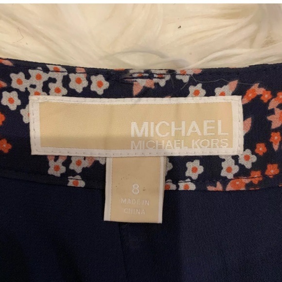MICHAEL KORS Floral Pleated Front Dress Pants - Picture 4 of 4